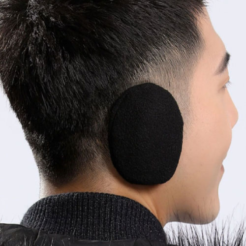 똑딱이 귀덮개(분리형) 10조 블랙/L