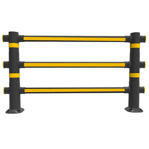 [HQ] 차선분리대 (연속형) 기둥1+가로바3