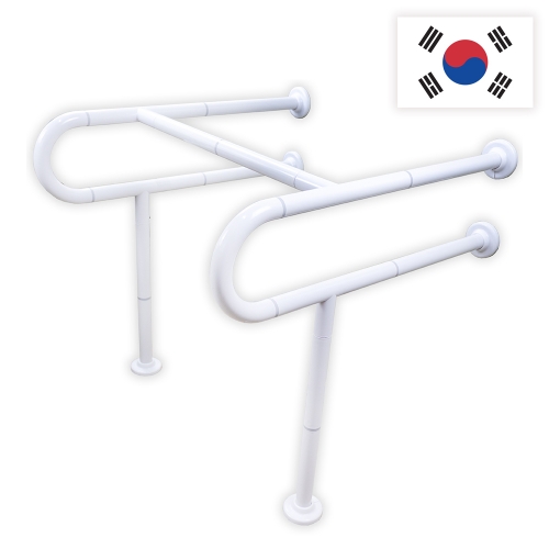 [고급형] ABS_연결형 세면기손잡이(백색) 38Φ