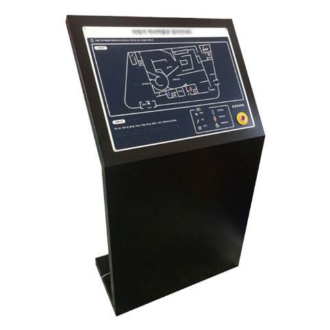 스텐드형 촉지도(L자형) 촉지도+도움벨 주문제작