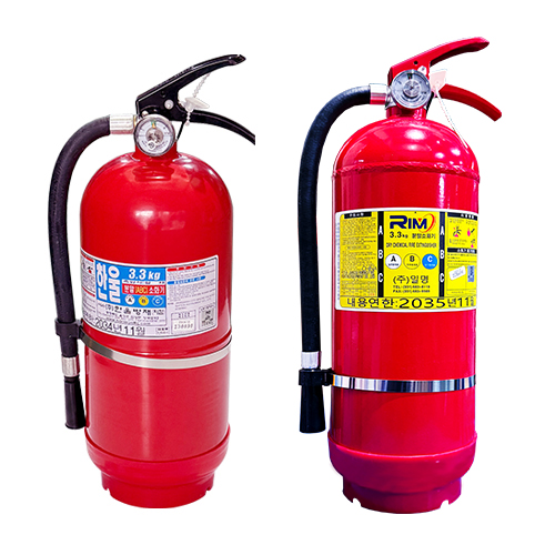 ABC 분말소화기 3.3kg (중국산) RIM / 140*H430