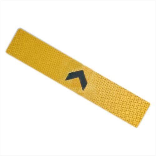 (낱장) 3M 미끄럼테이프 노랑+검정사인(610) 100mm×1000mm (폭:100)