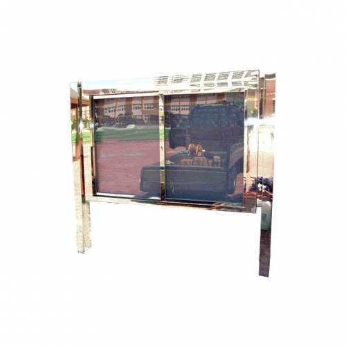 7번 외부대형게시판(스텐) L4000 주문제작