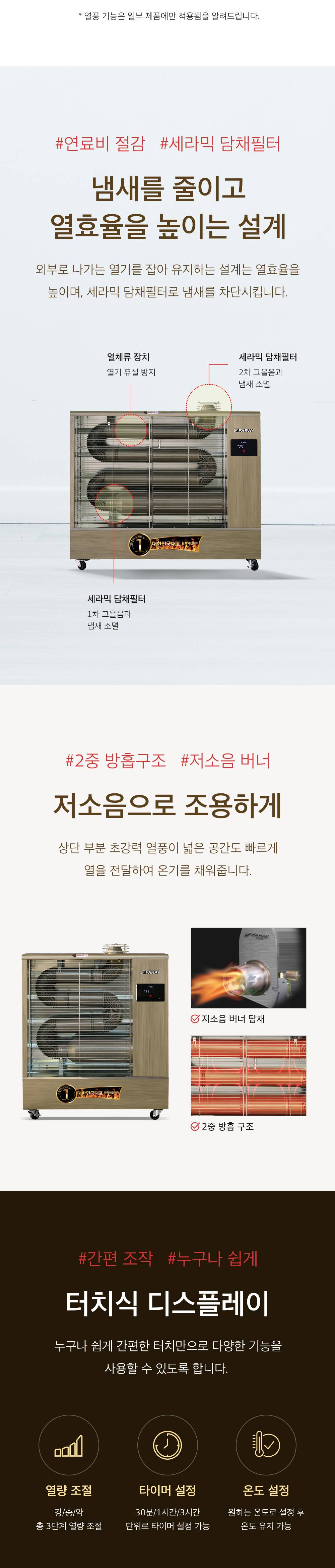 화레이 원적외선 튜브히터 돈풍기 15형 / FSH-0900R 노출가준수필수