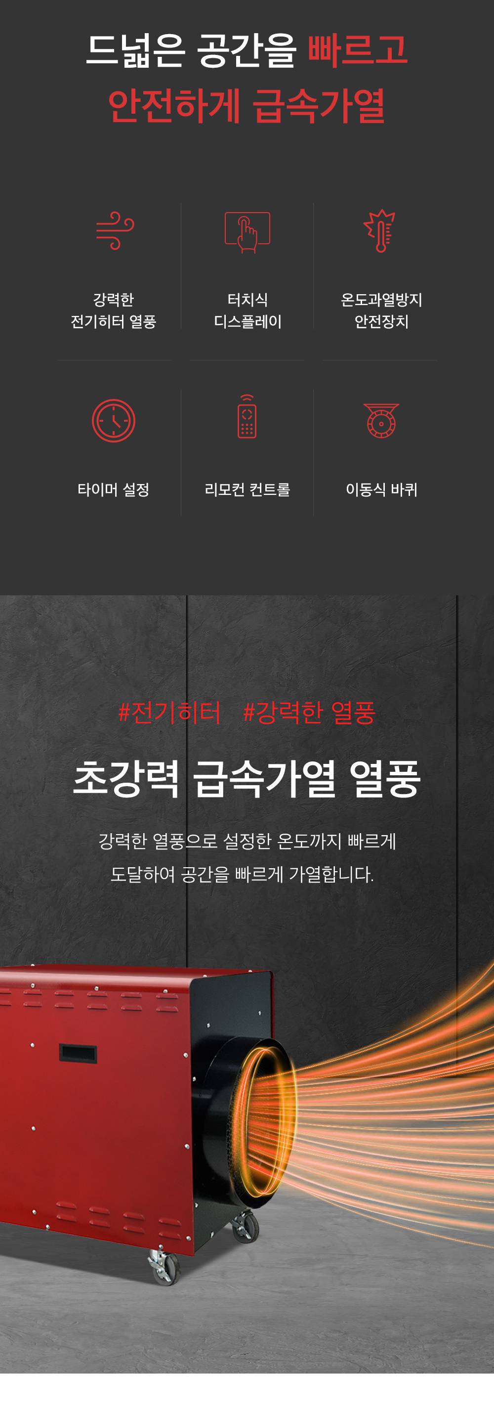 화레이 전기 열풍기 / 산업용 온풍기 25형 / FNEH-110 노출가준수필수