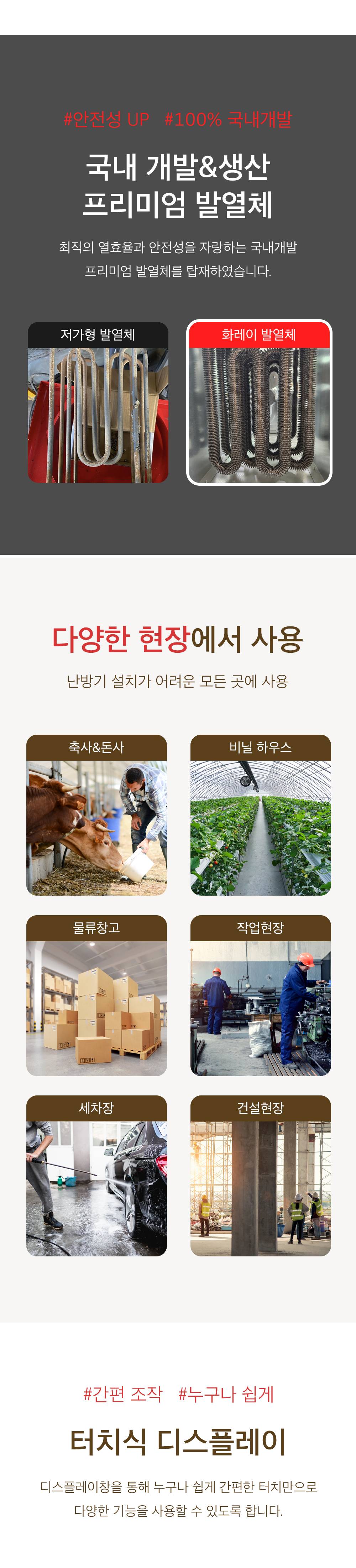 화레이 전기 열풍기 / 산업용 온풍기 25형 / FNEH-110 노출가준수필수