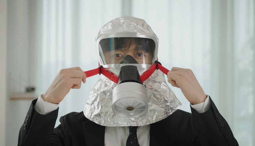 SG 화재대피 마스크
									성인용