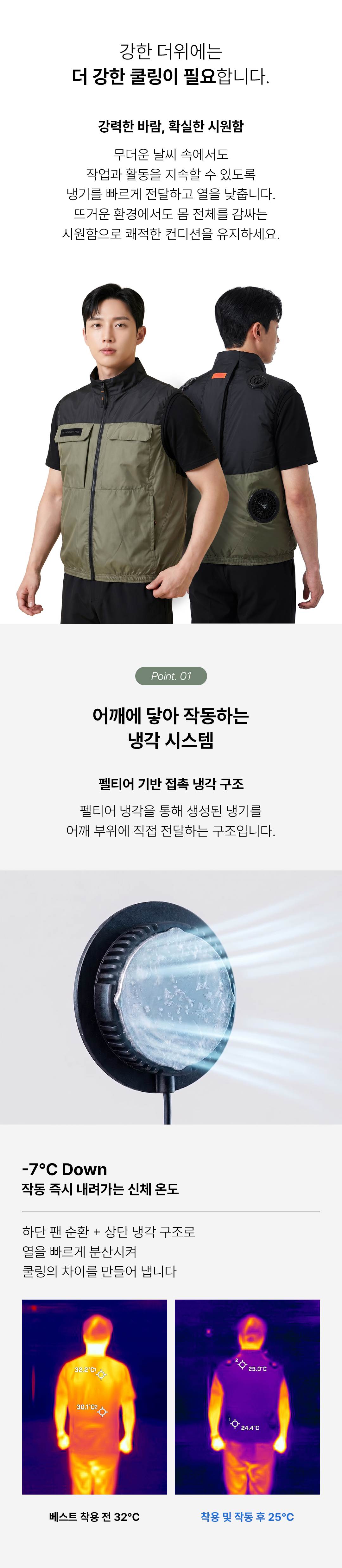 쿨링베스트-P (펠티어형) 2XL(110) 주문단위:30개