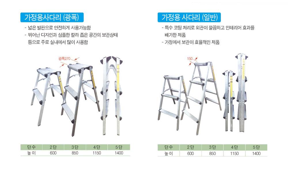 가정용사다리 / 일반 3단