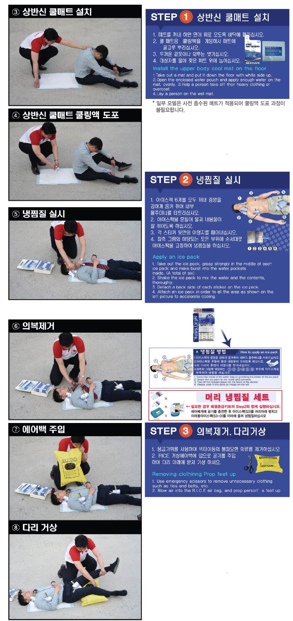 폭염응급키트 (블루) (셋트)