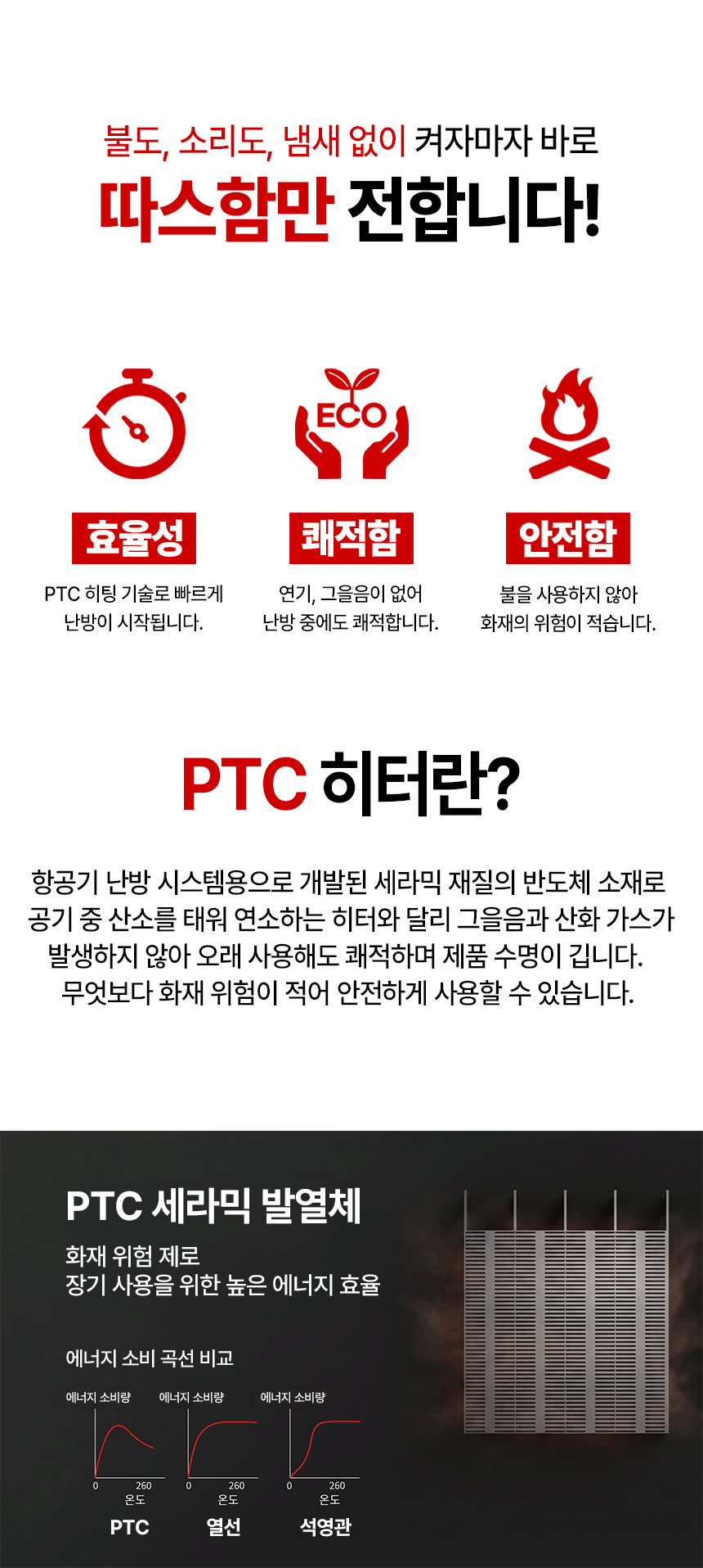 쿠오레 / 플로팅히터 (전기온풍기) 화이트 / CH-F25W 무료배송